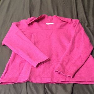 EUC merino wool pink sweater